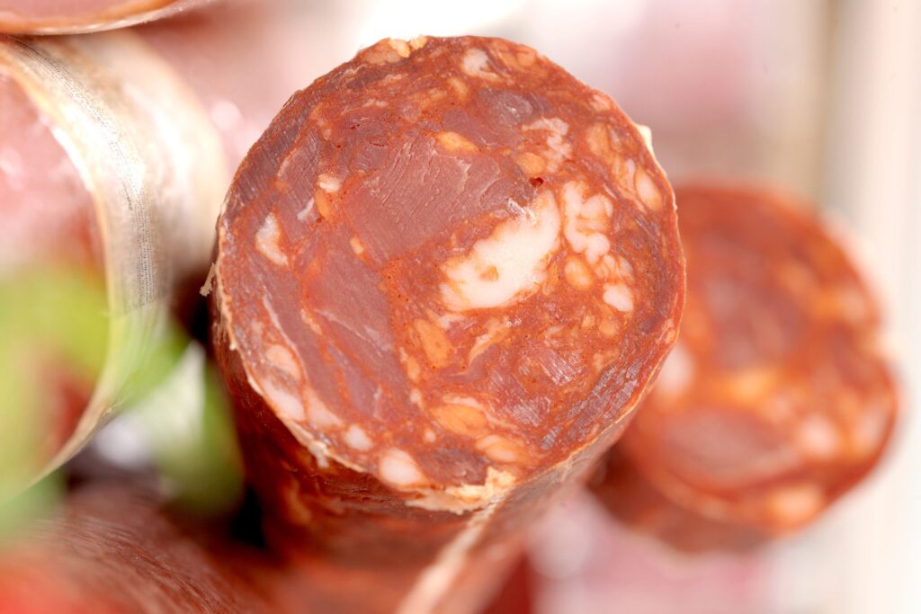 Andouille sausage has a flavorful taste
