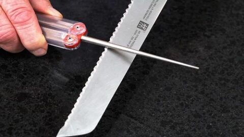how to sharpen a serrated knife battersby